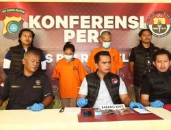 Polres Belitung Amankan 2 Pelaku Dan Sabu 11,65 Gram